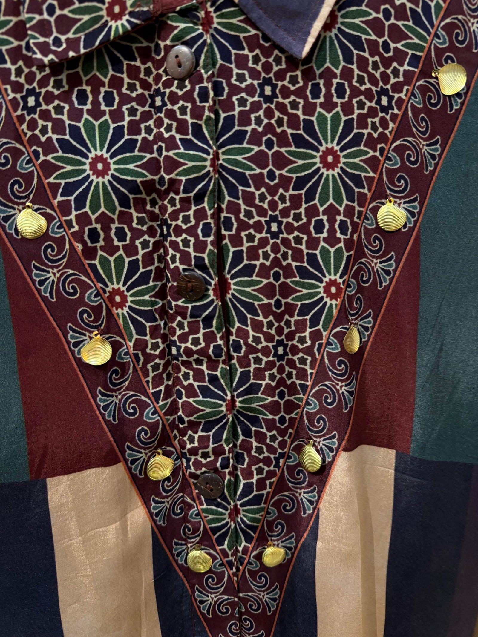 Royal Mosaic Pure Crepe Co-Ord Set - Image 2