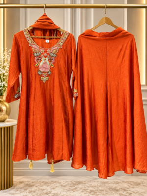 Chinon short Anarkali suit