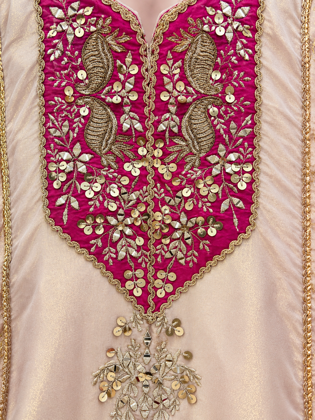 Tissue shimmer choga set - Image 4