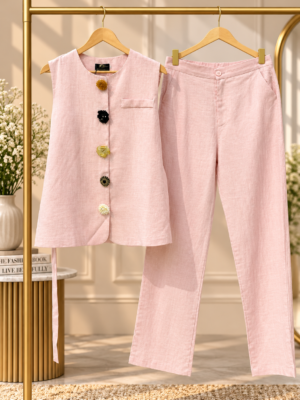 Pastel pink imported cord set