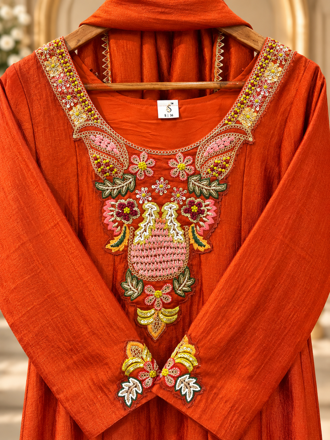 Chinon short Anarkali suit - Image 2