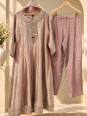 Jiraf silk Anarkali suit