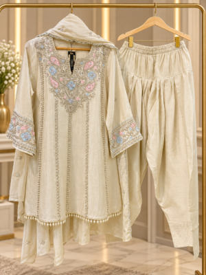 Ivory Farshi salwar suit