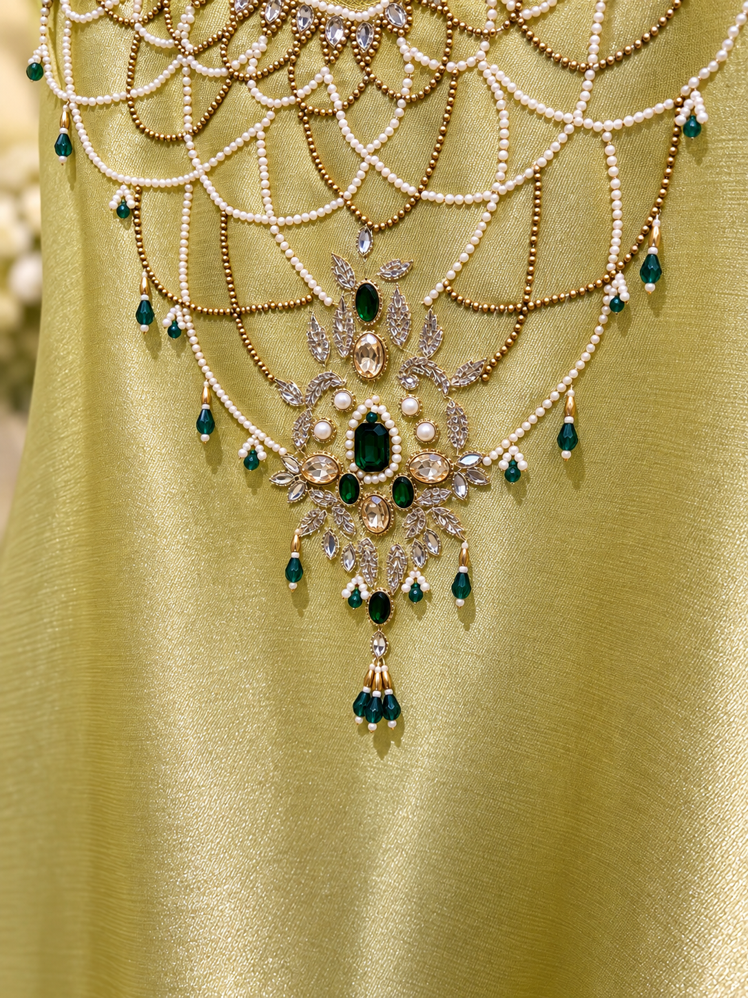 Jiraffe silk fabric short length suit - Image 2