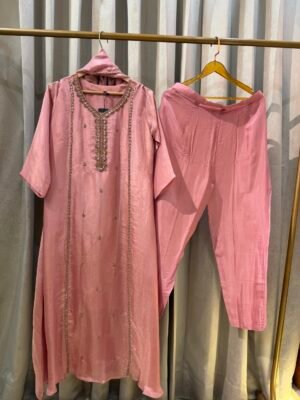 Royal Radiance Shimmer A-Line Suit